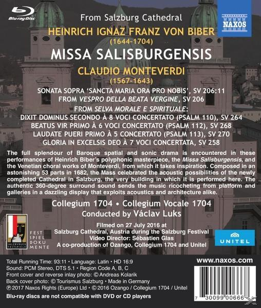 Vac Collegium Vocale 1704/luks - Missa Salisburgensis/Geistliche Werke  - (Blu-ray)