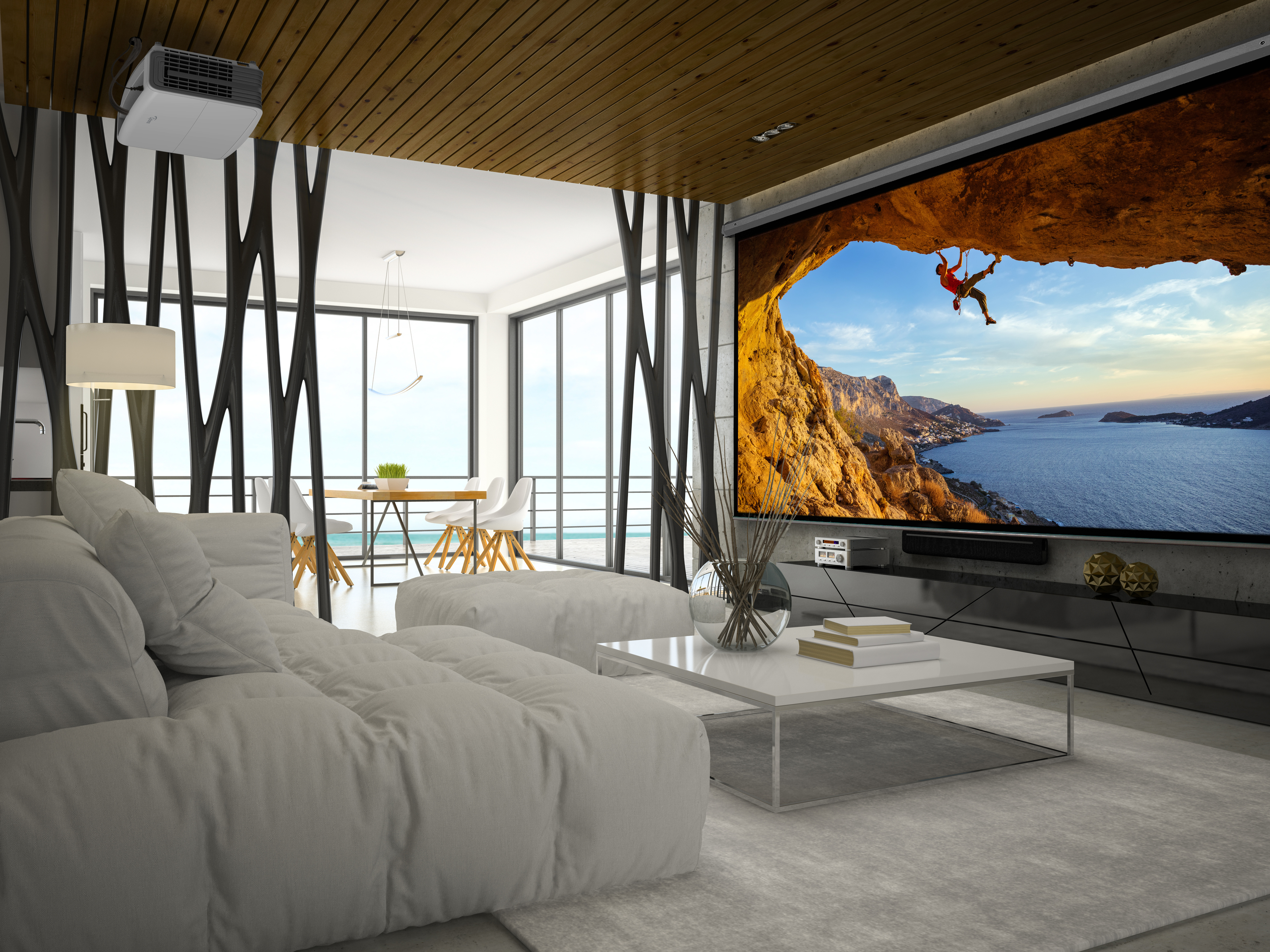 OPTOMA UHD550X Beamer(UHD 4K, 2800 cd/m²)