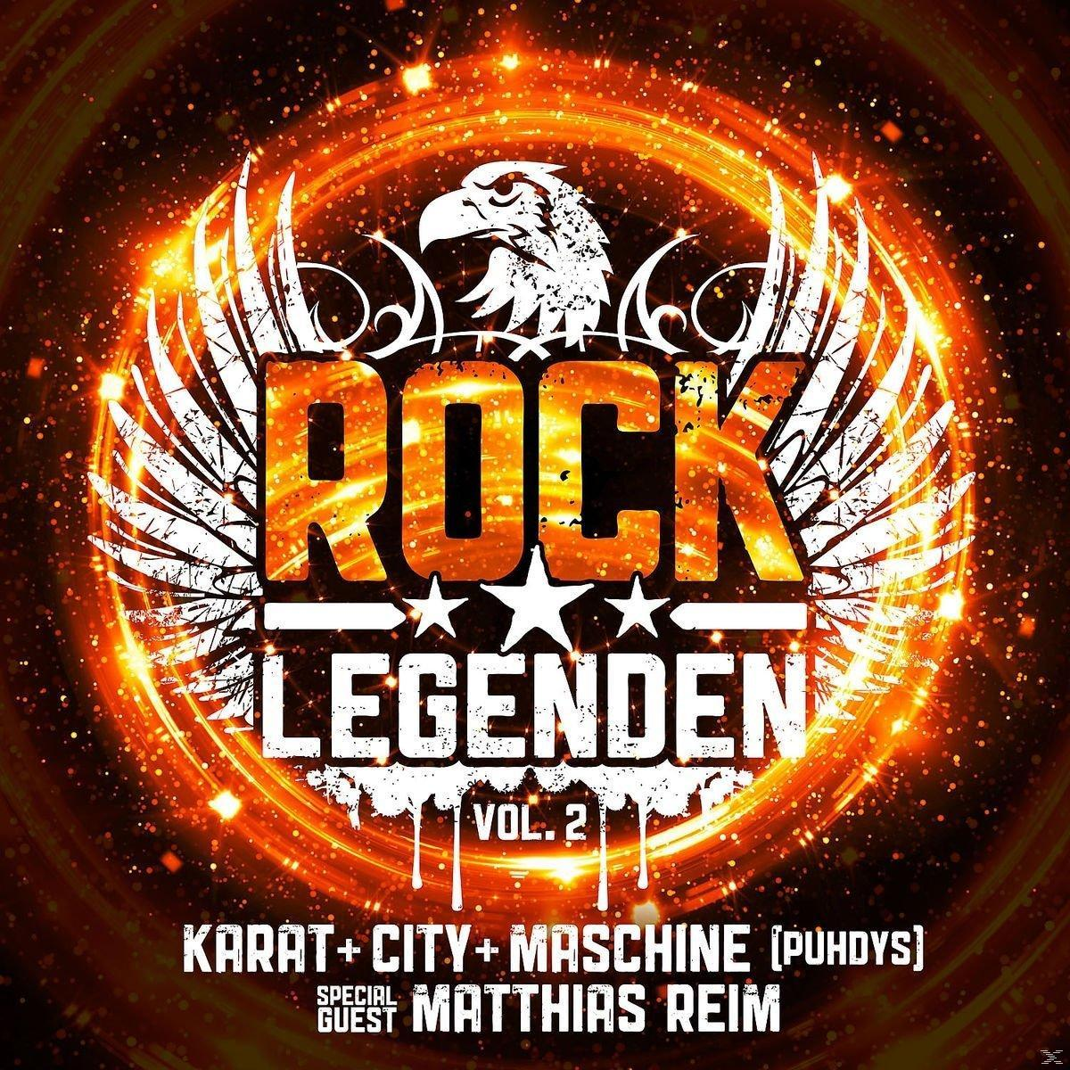 Karat, City, Maschine, Matthias Reim - Rock Legenden Vol. 2 (Exklusive Edition inkl. 2 Bonus Tracks)  - (CD)