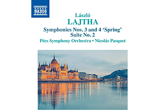 Pécs Symphony Orchestra, Nicolás Pasque - László Lajtha: Symphonies Nos. 3 and 4 'Spring' (CD)