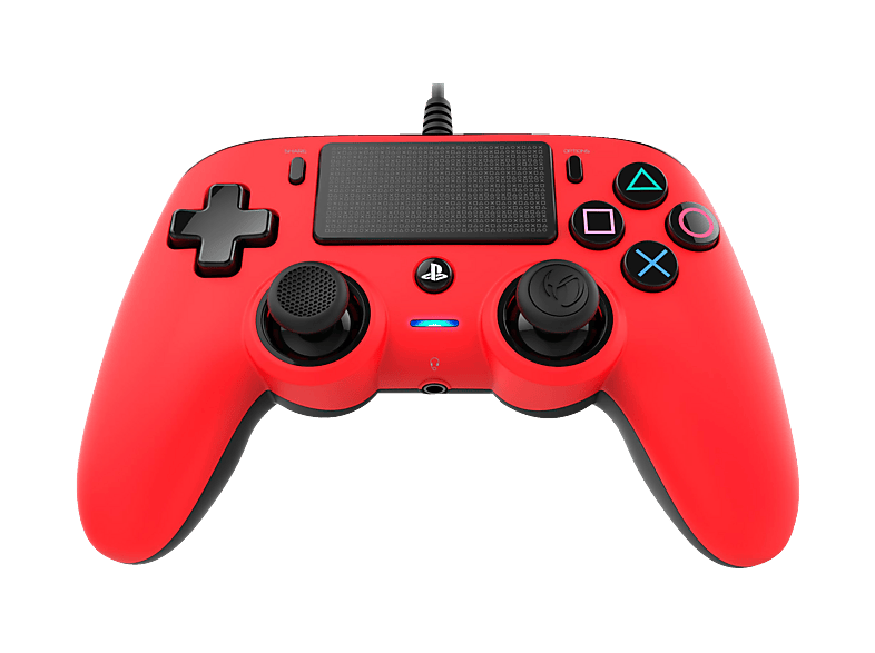 NACON PS4 CONTROLLER OFF. LIZENZIERT Controller Rot
