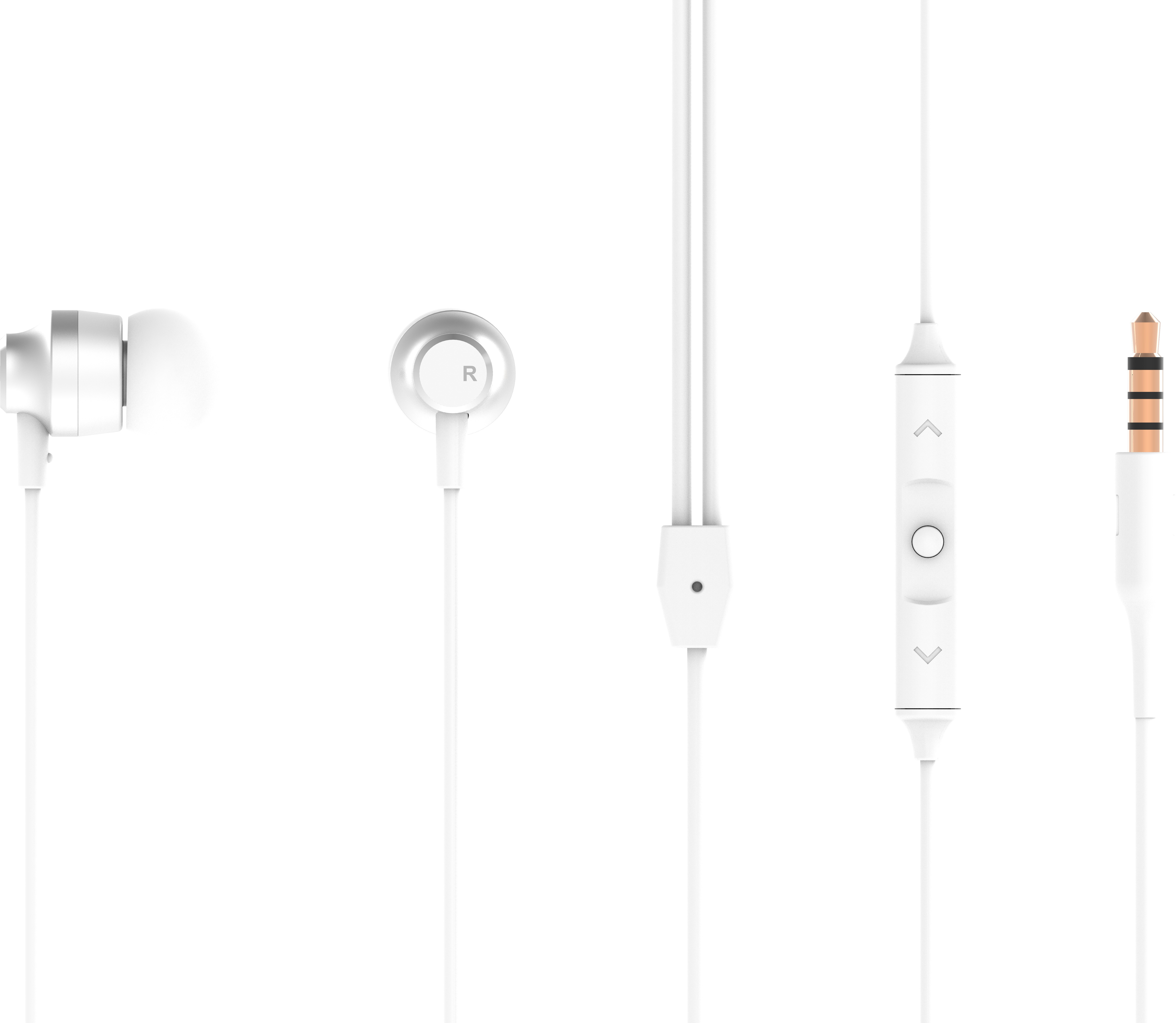 NOKIA WH-201, In-ear Headset Weiß