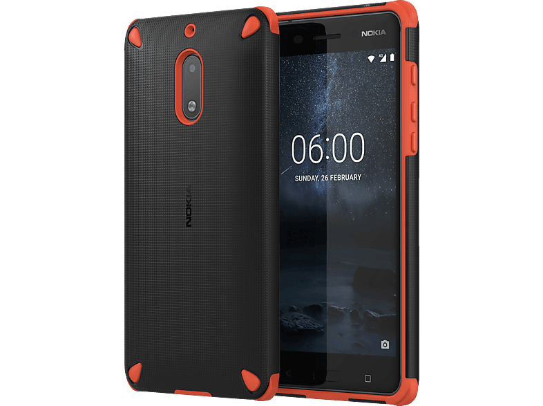 Nokia, CC-501, Impact 6, Orange NOKIA Rugged Backcover, Case