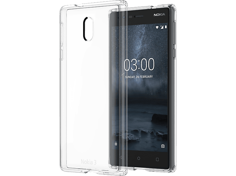 NOKIA Hybrid Crystal Case CC-705, Nokia, 3, Transparent Backcover