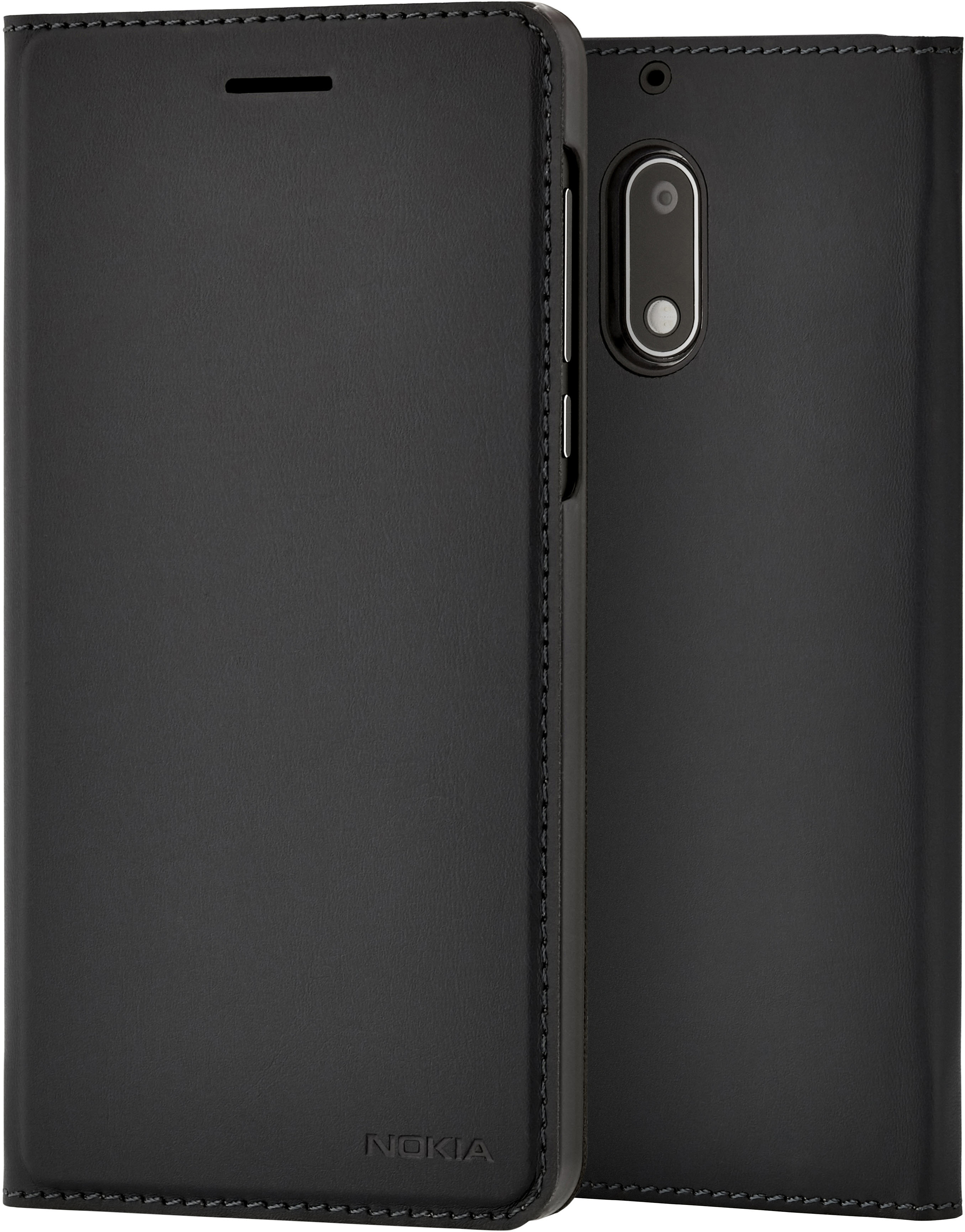 NOKIA Slim 5, Schwarz Case Bookcover, Flip CP-302, Nokia