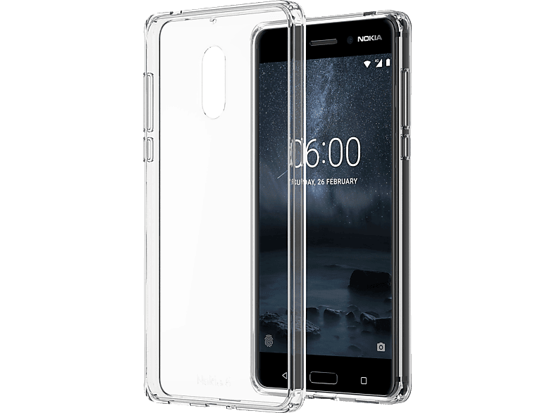 NOKIA Hybrid Crystal Case CC-703, Backcover, Nokia, 6, Transparent