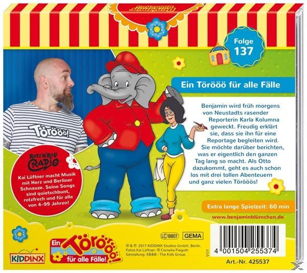 Benjamin Blümchen - Folge 137: Ein Törööö für alle Fälle  - (CD)
