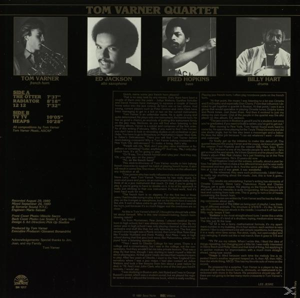 Tom Varner Quartet (Vinyl) - - TV