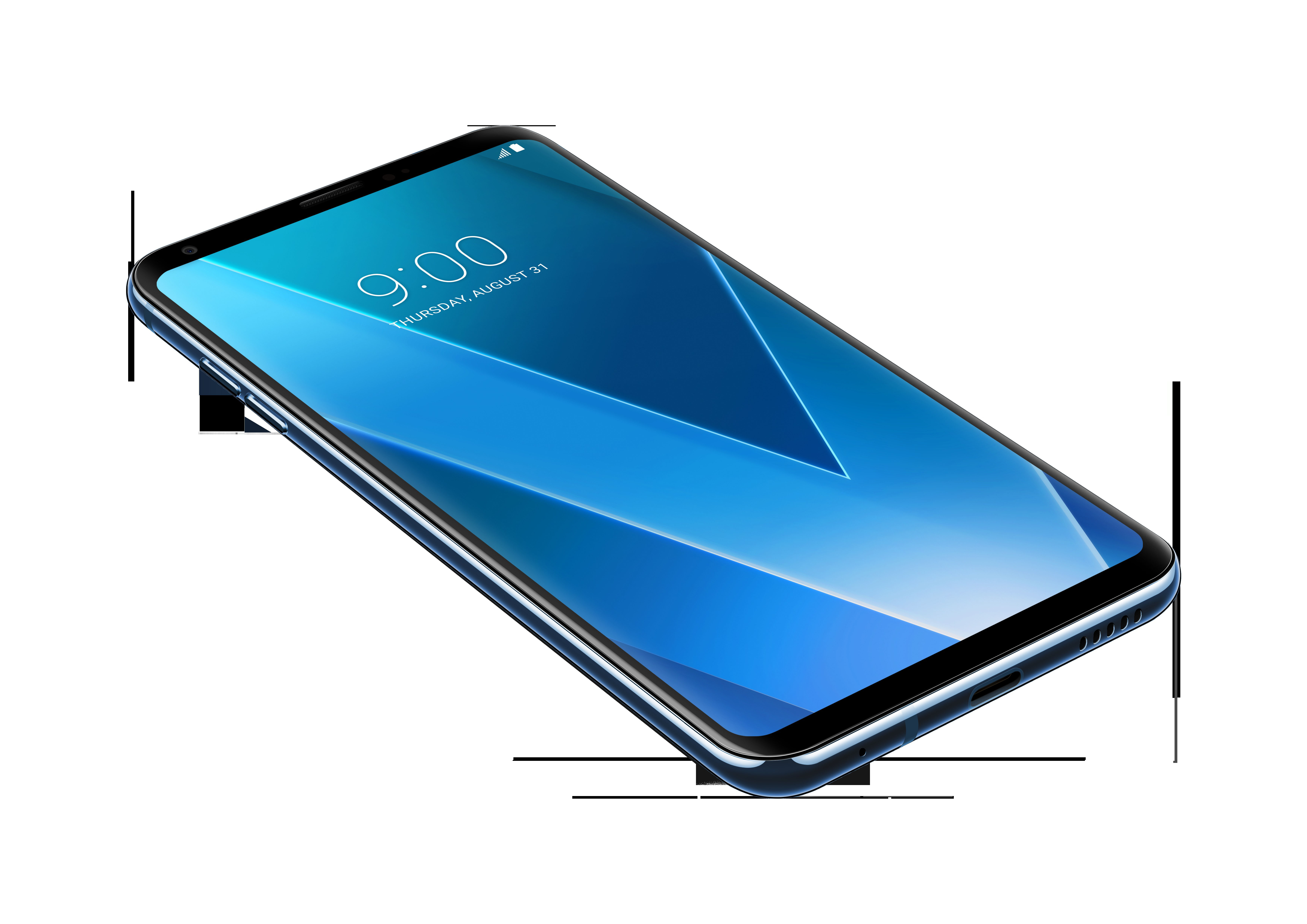 LG ELECTRONICS V30 H930, blau