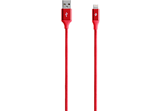 TTEC AlumiCable 2DK16K Kırmızı 1.2 m USB to Lightning Şarj Kablosu