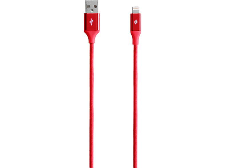 TTEC AlumiCable 2DK16K Kırmızı 1.2 m USB to Lightning Şarj Kablosu_0