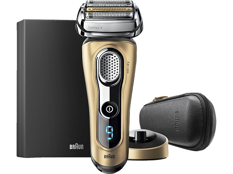 Rasierer BRAUN Series 9 Premium Edition Rasierer Gold (Sonic Technologie) MediaMarkt