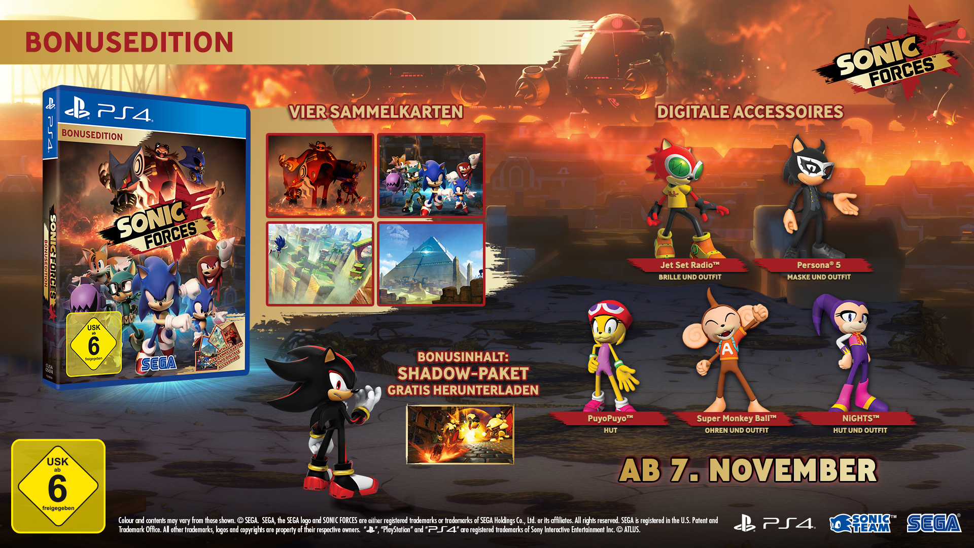 Sonic Forces Bonus Edition  - [PlayStation 4]