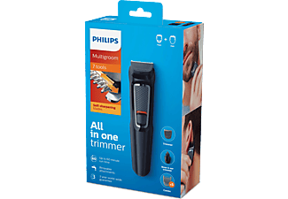 PHILIPS MG3720/15 Multigroom Series 3000 univerzális szőrtelenítő 7 az 1-ben, arcra és hajra