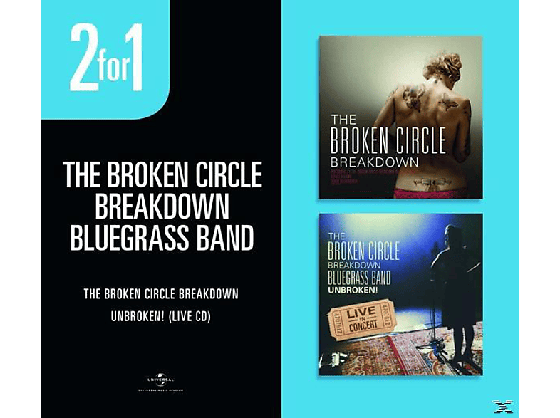 Broken Circle Breakdown Bluegrass Band - 2 for 1 - Broken Circle Breakdown / Unbroken CD