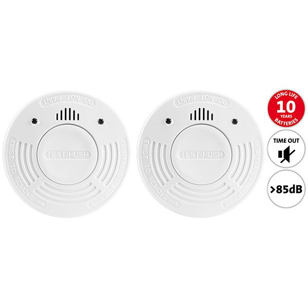 Alecto SA-120 (10 jaar) Duo Pack