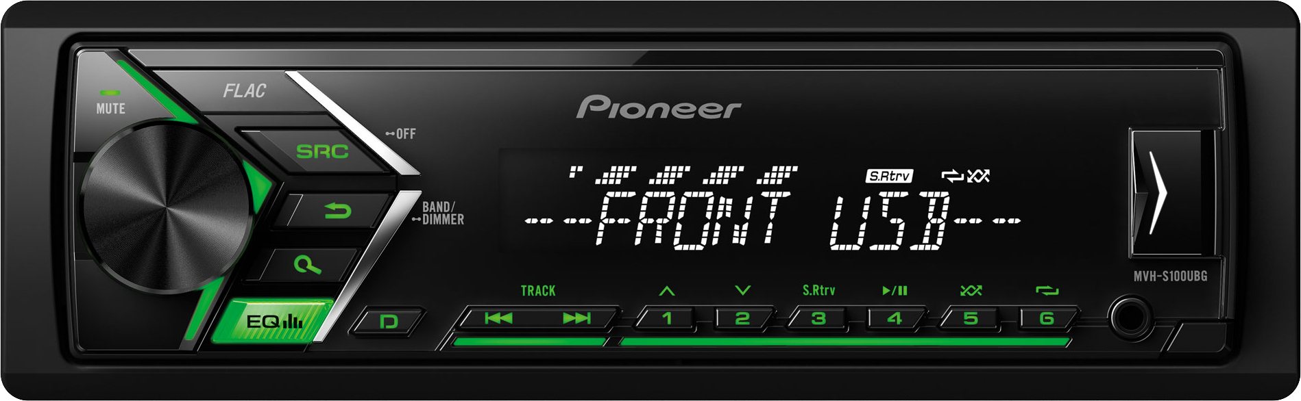 PIONEER MVH-S 100 UBG autóhifi fejegység