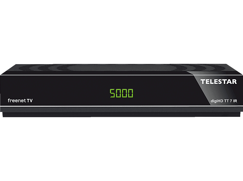 Receiver digiHD 7 (DVB-T2 HD, Schwarz) IR HDTV TELESTAR TT