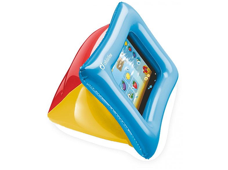 CELLULAR LINE Opblaasbare hoes Puffy Tablet 11'' Blauw/Geel/Rood (KIDCASE1)
