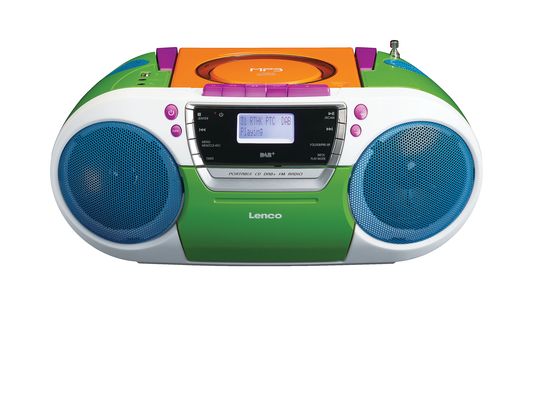 LENCO SCD 681 - Boombox (DAB+, FM, Multicolore)