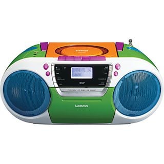 LENCO SCD 681 - Boombox (DAB+, FM, Multicolore)