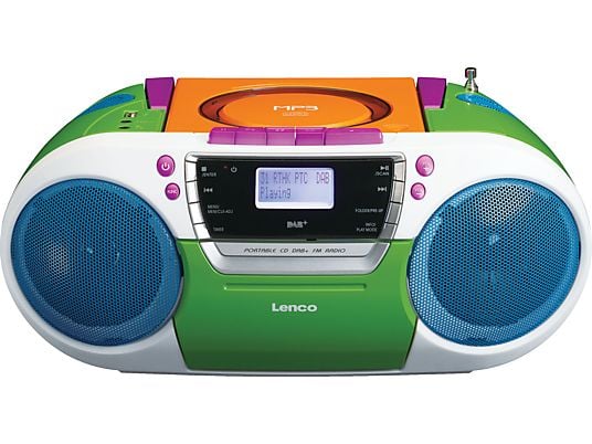 LENCO SCD 681 - Boombox (DAB+, FM, Mehrfarbig)