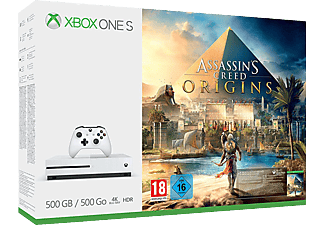 Xbox One S 500Go - Assassin's Creed Origins (DLC) Bundle - Console de jeu - Blanc