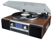 Nostalgie Musikcenter mit Plattenspieler und CD-Brenner PL 905