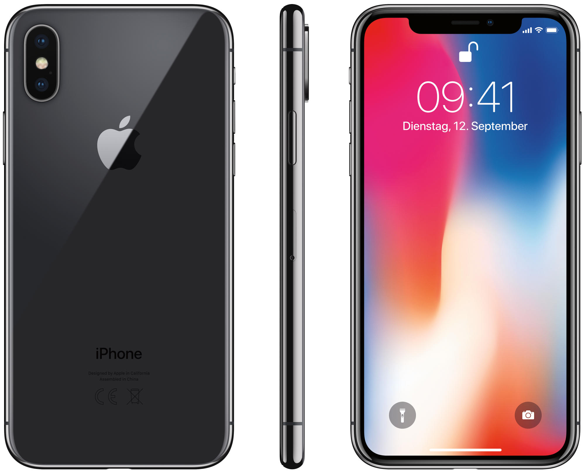 APPLE iPhone X 256 GB Space Grey