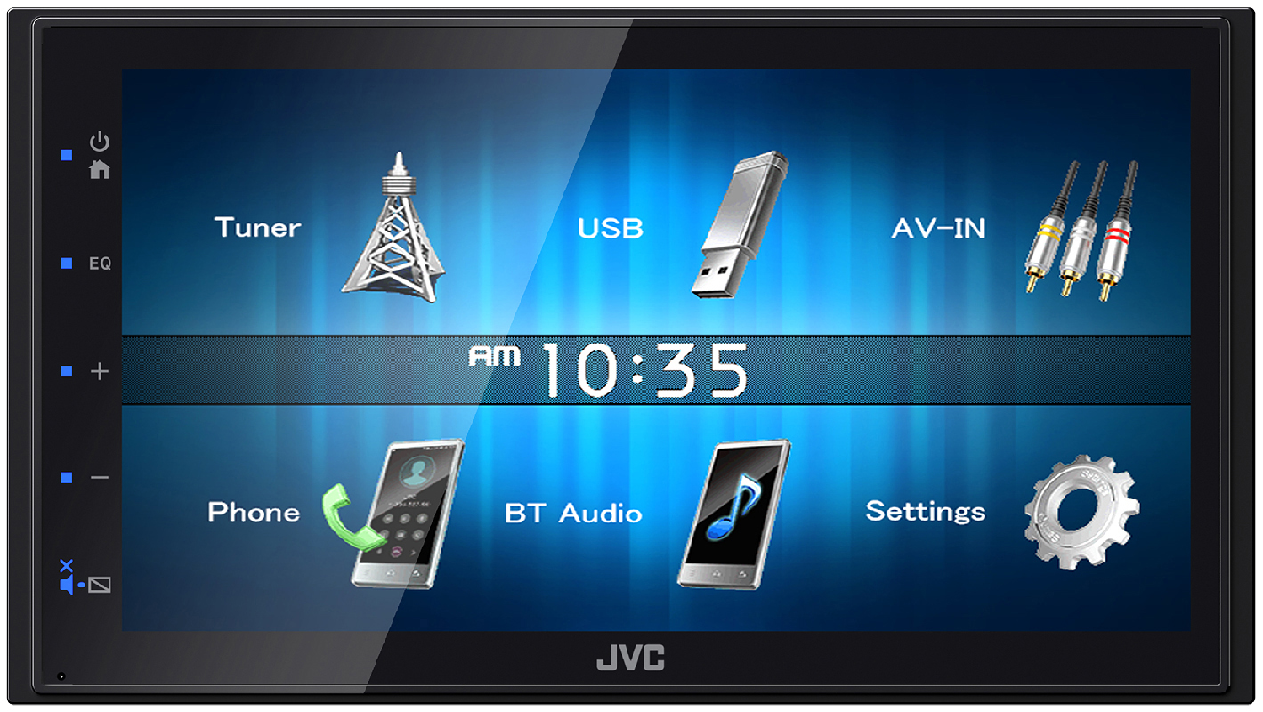 JVC KW-M24BT Autoradio 2 DIN (Doppel-DIN), 50 Watt