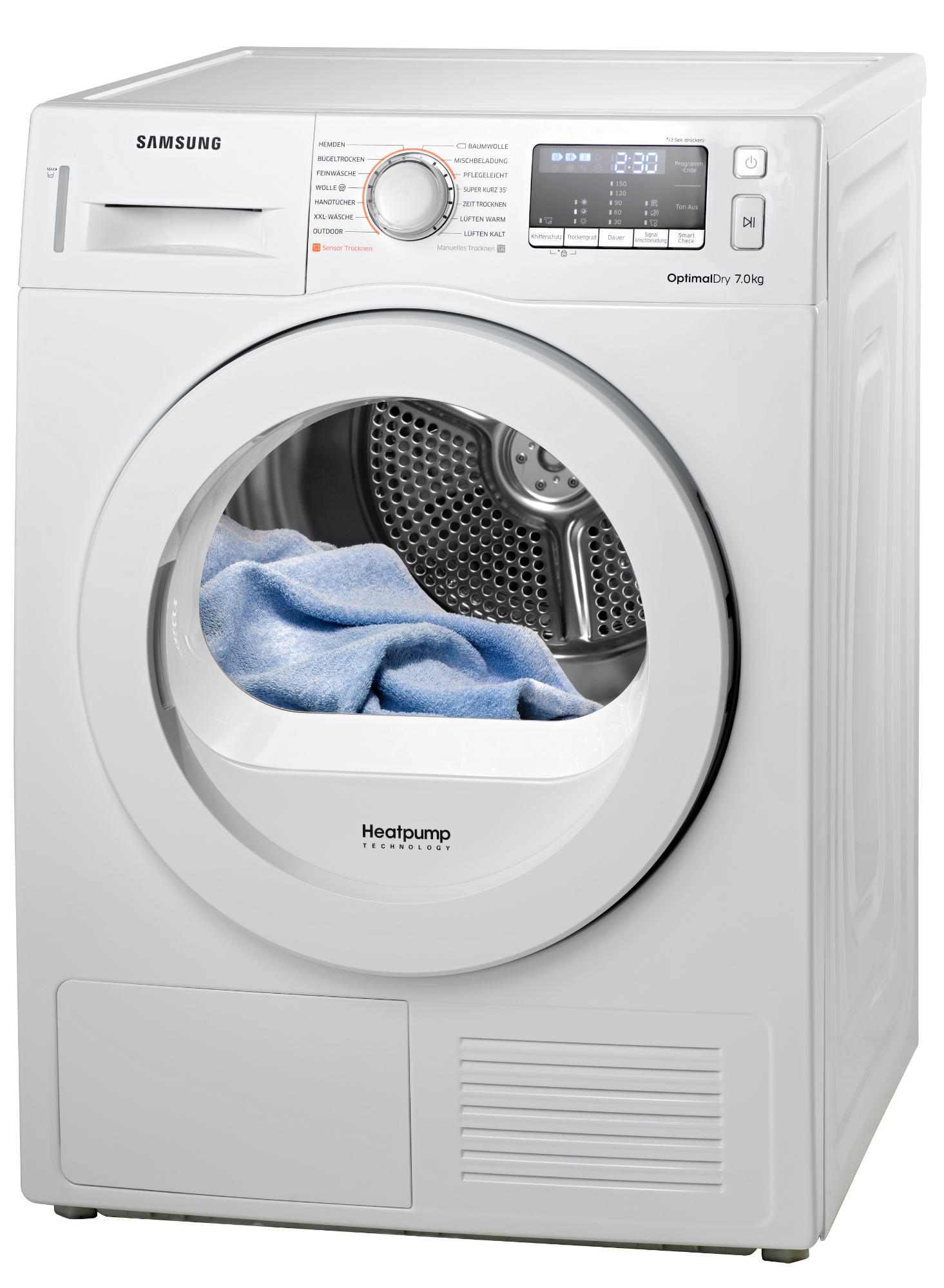 SAMSUNG DV71M5020KW/EG Wärmepumpentrockner (7 kg, A++, Weiß)