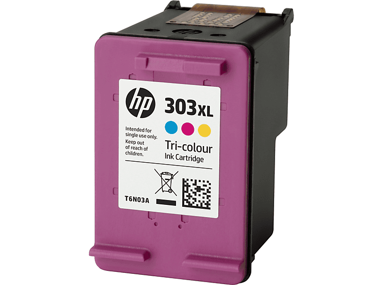 HP Druckerpatrone 303XL Original Cyan, Magenta, Gelb T6N03AE Tinte