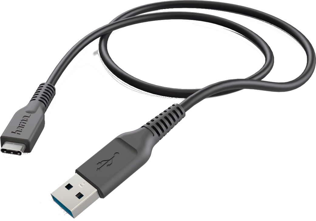HAMA Oplaadkabel USB-C 1m Zwart (178395)