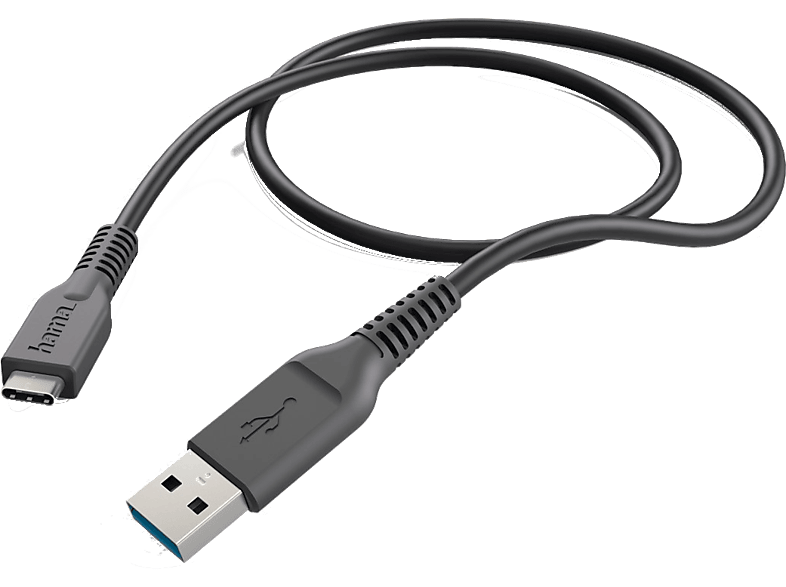 HAMA Oplaadkabel USB-C 1m Zwart (178395)