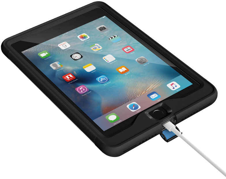 LIFEPROOF Nüüd, Full Cover, Apple, iPad Mini 4, Schwarz