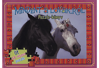 Mindent a lovakról puzzle-könyv