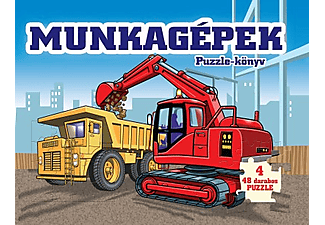 - - Munkagépek - Puzzle-könyv