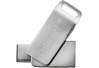 INTENSO cMobile Line - USB-Stick  (64 GB, Silber)