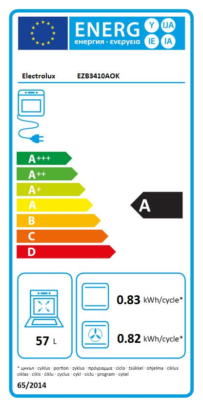 ELECTROLUX EZB 3410 AOK beépíthető sütő