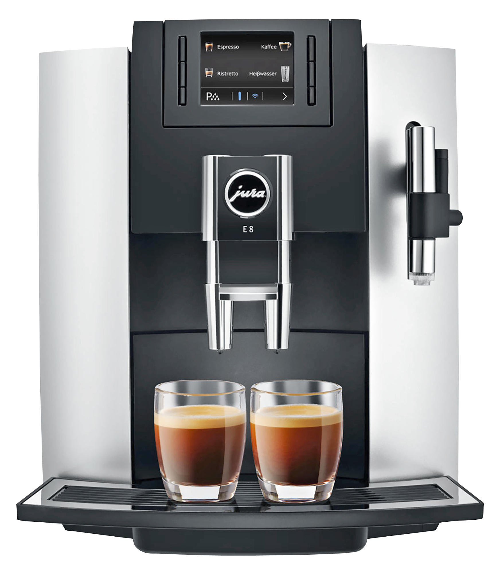 JURA E8 Platin Kaffeevollautomat Platin