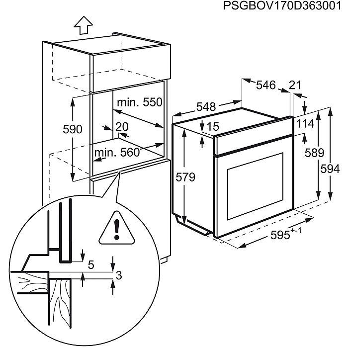 ELECTROLUX EOC5751FOX pirolitikus beépíthető sütő
