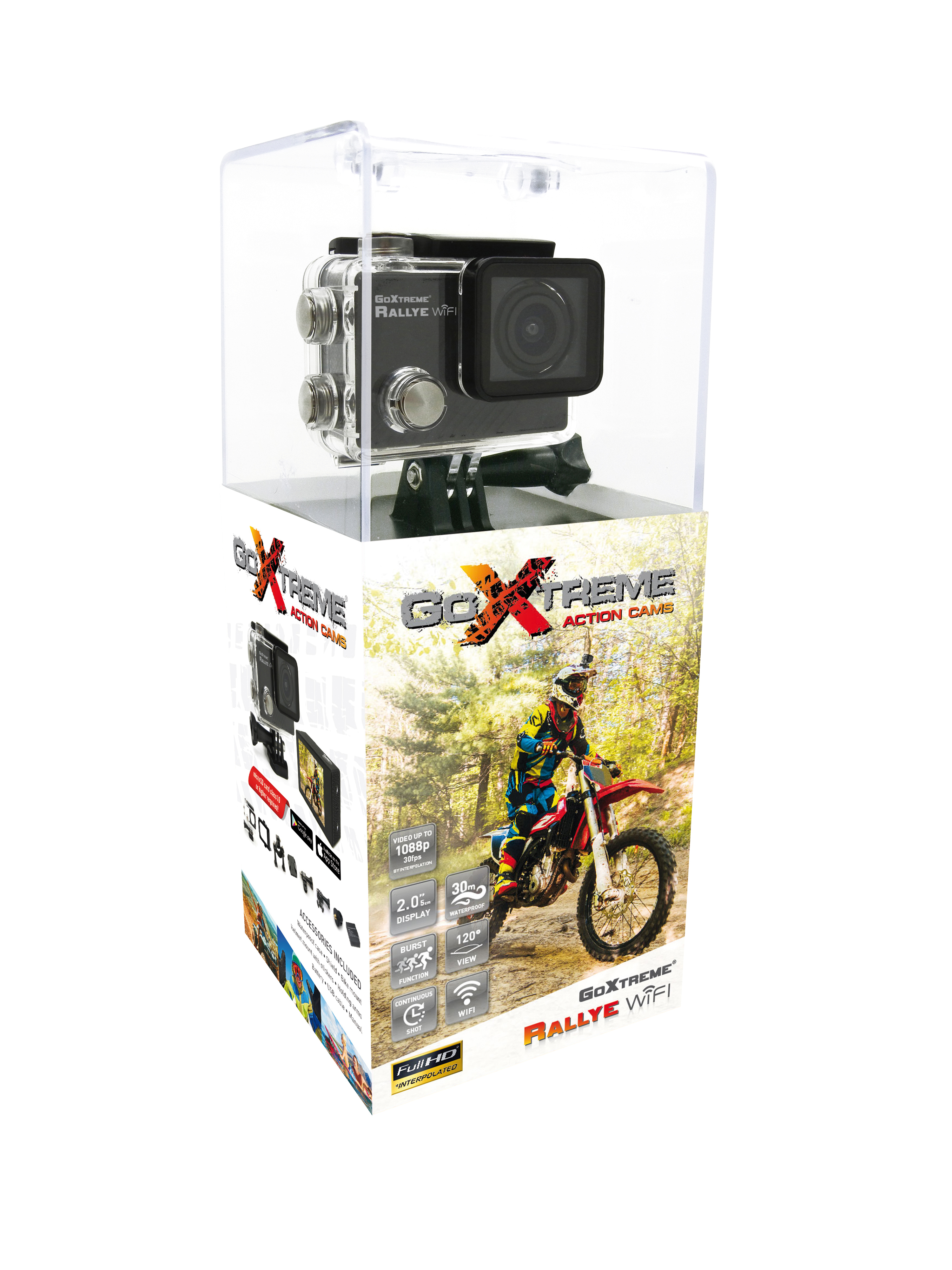 GOXTREME GoXtreme Rallye WiFi Action Cam , WLAN