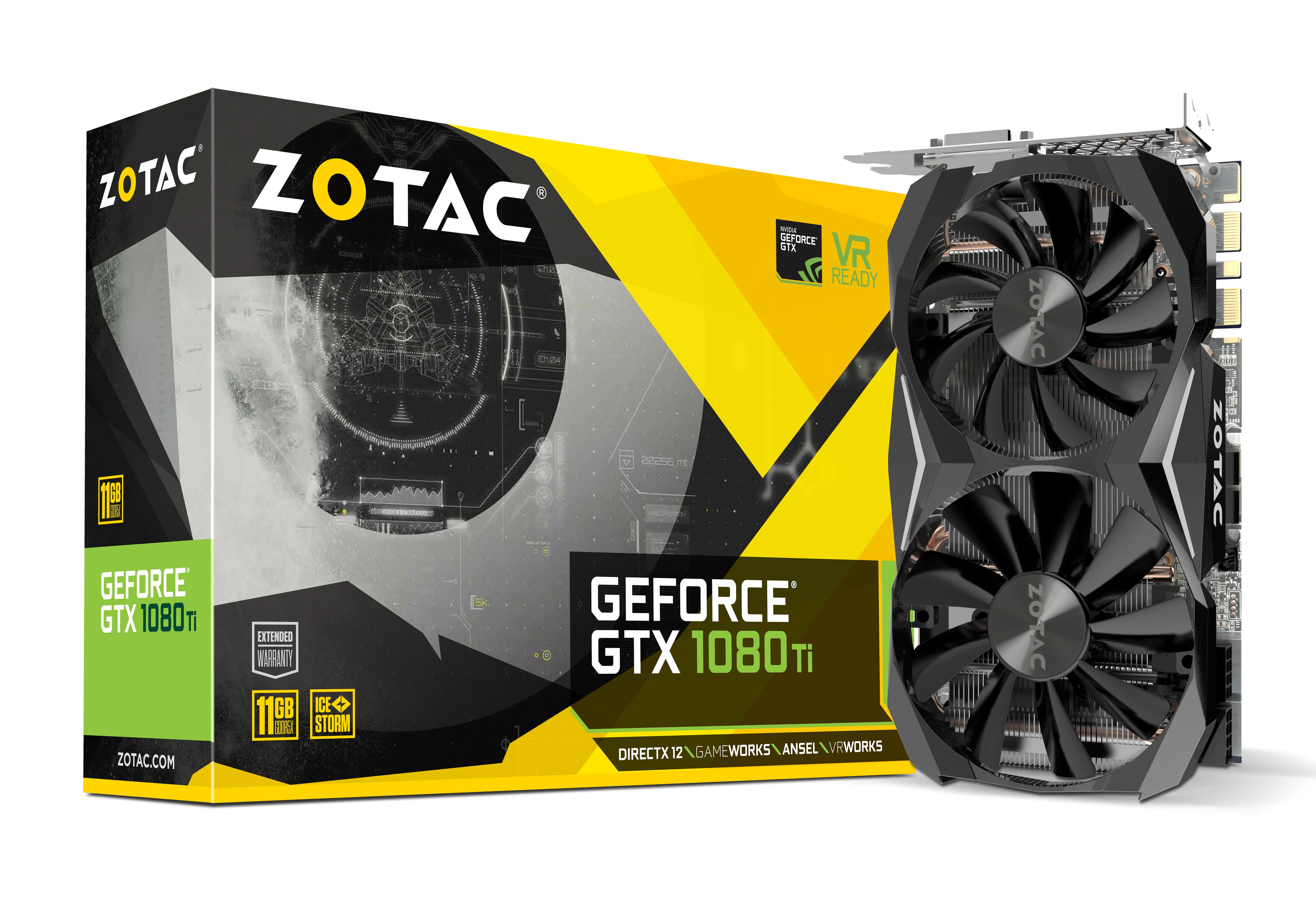 ZOTAC GeForce® GTX 1080Ti Mini 11GB (ZT-P10810G-10P) (NVIDIA, Grafikkarte)