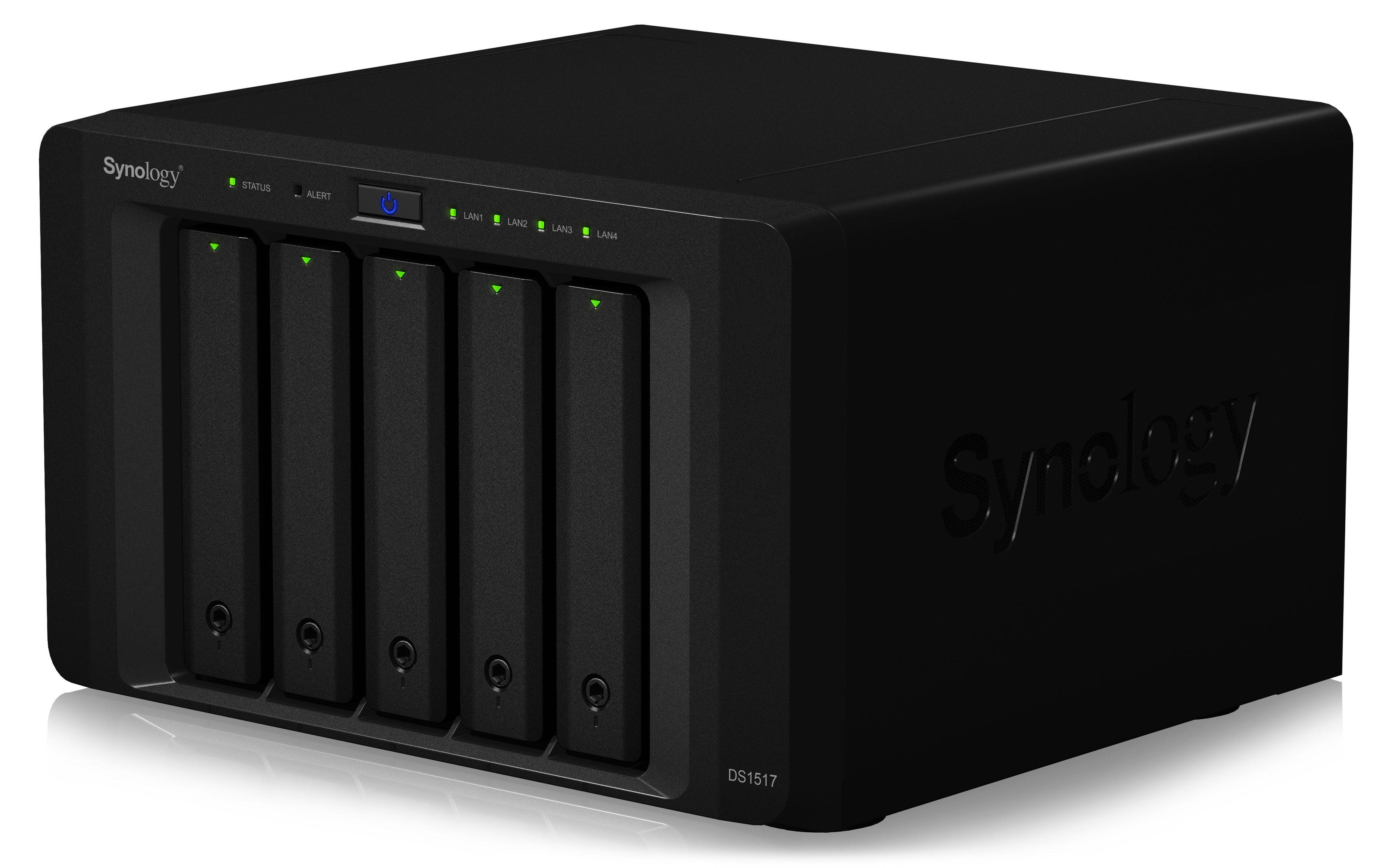 SYNOLOGY DiskStation DS1517 NAS 3,5 Zoll Anzahl Festplattenschächte: 5 Schwarz}