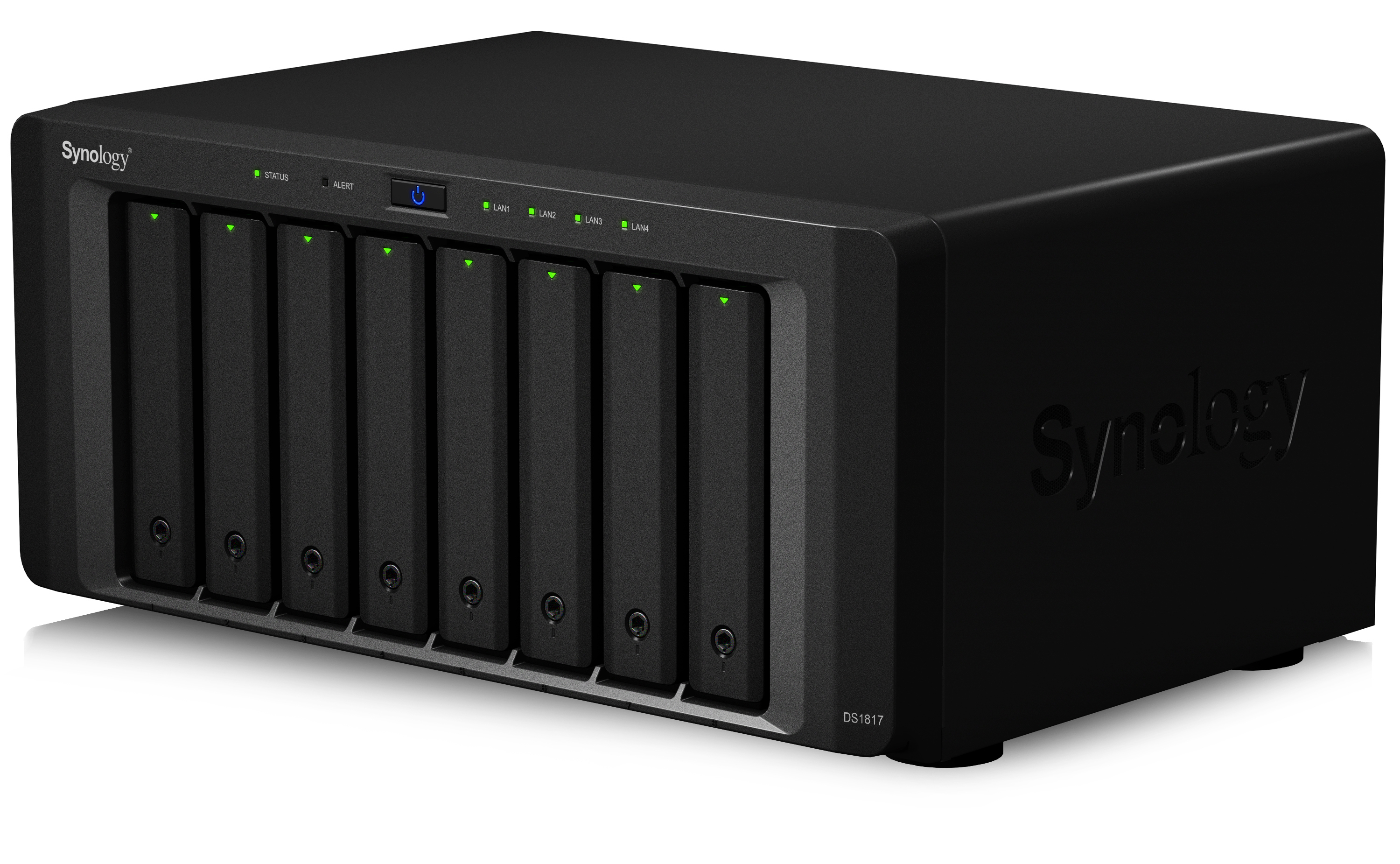 SYNOLOGY DiskStation DS1817 NAS 3,5 Zoll Anzahl Festplattensch ächte: 8 Schwarz}