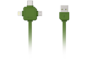 ALLOCACOC Power USB-C zöld adatkábel