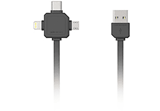 ALLOCACOC Outlet Power USB-C szürke adatkábel