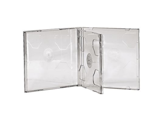 HAMA CD-Doppel-Leerhülle Standard - CD-Leerhülle (Transparent)