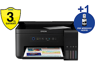 EPSON L4150 Tanklı Yazıcı+Tarayıcı+Fotokobi+Wi-Fi Direct (C11CG25401)