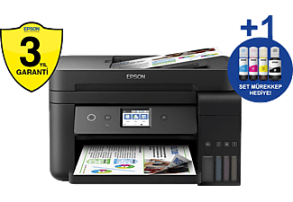 EPSON EcoTank L6190 Yazıcı+Tarayıcı+Fotokopi+Faks+Wi Fi Direct+LCD+Dublex Tanklı Renkli Yazıcı